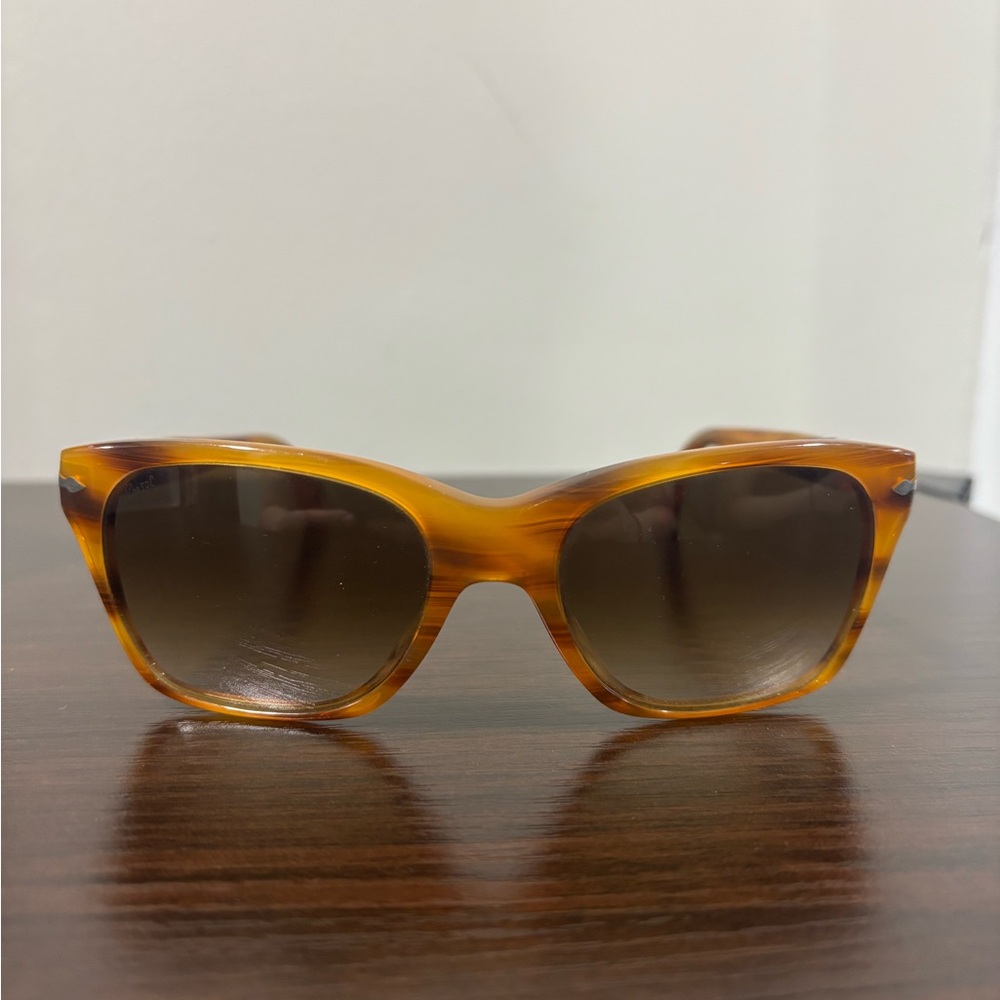 Persol Honey Tortoiseshell Brown Gradient Lens Sunglasses